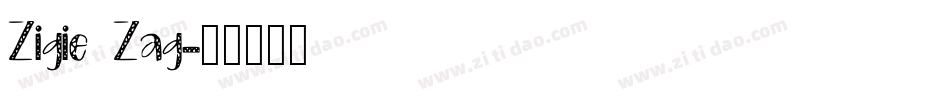 Zigie Zag字体转换